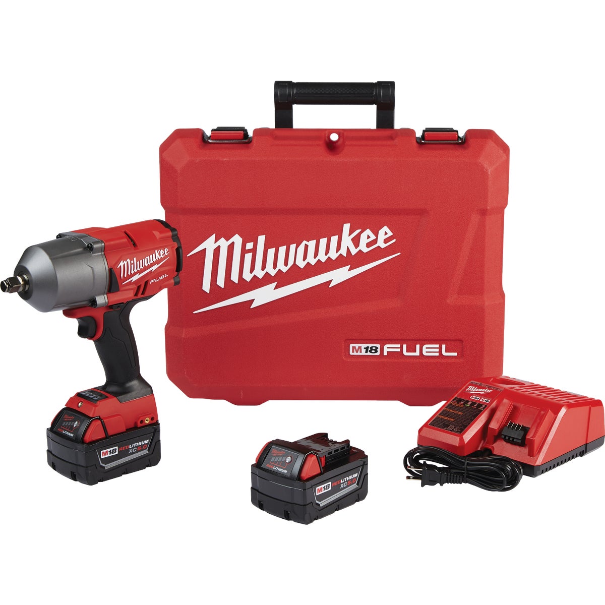 Milwaukee M18 FUEL Brushless 1/2 In. High Torque Cordless Impact Wrench with Friction Ring Kit