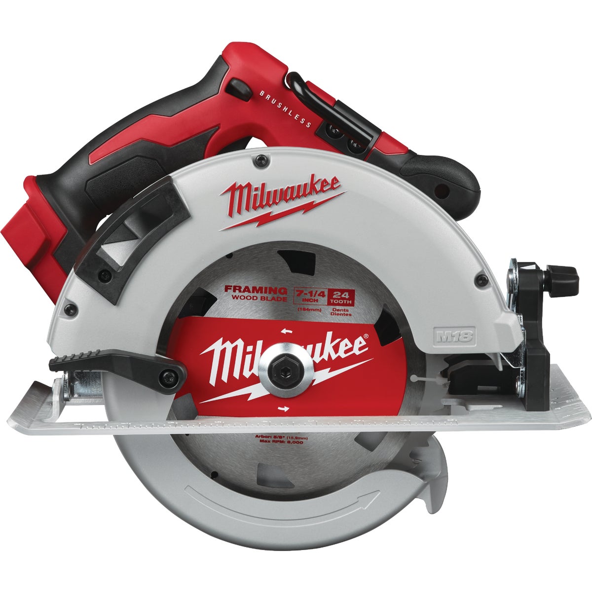 Milwaukee M18 18 Volt Lithium-Ion Brushless 7-1/4 In. Cordless Circular Saw (Tool Only)