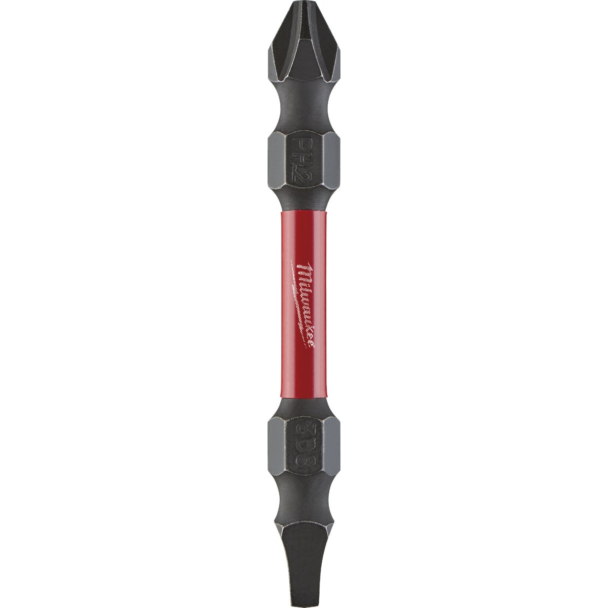 Milwaukee SHOCKWAVE #2 Phillips and #2 Square Recess Power Double-End Screwdriver Bit