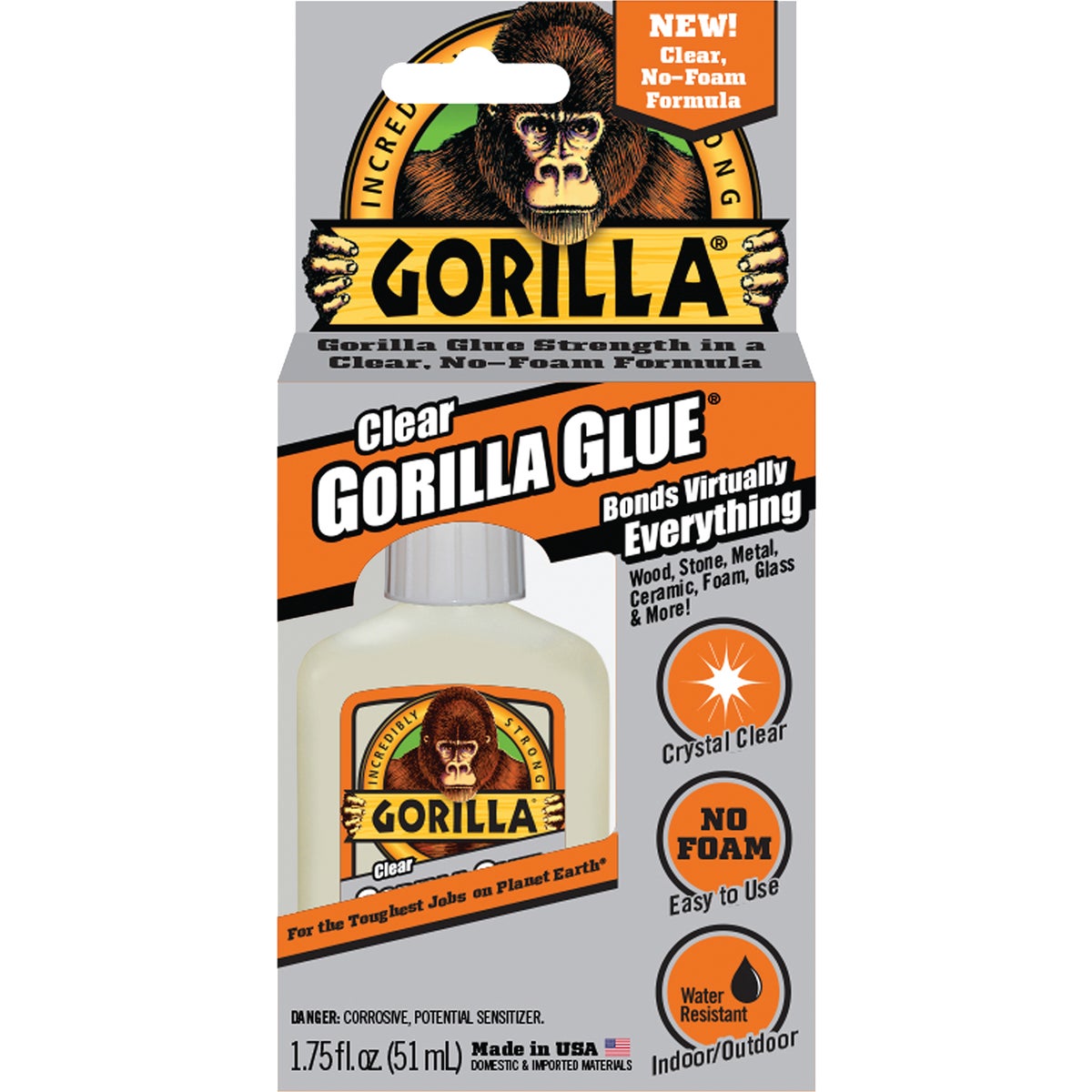 Gorilla 1.75 Oz. Clear All-Purpose Glue