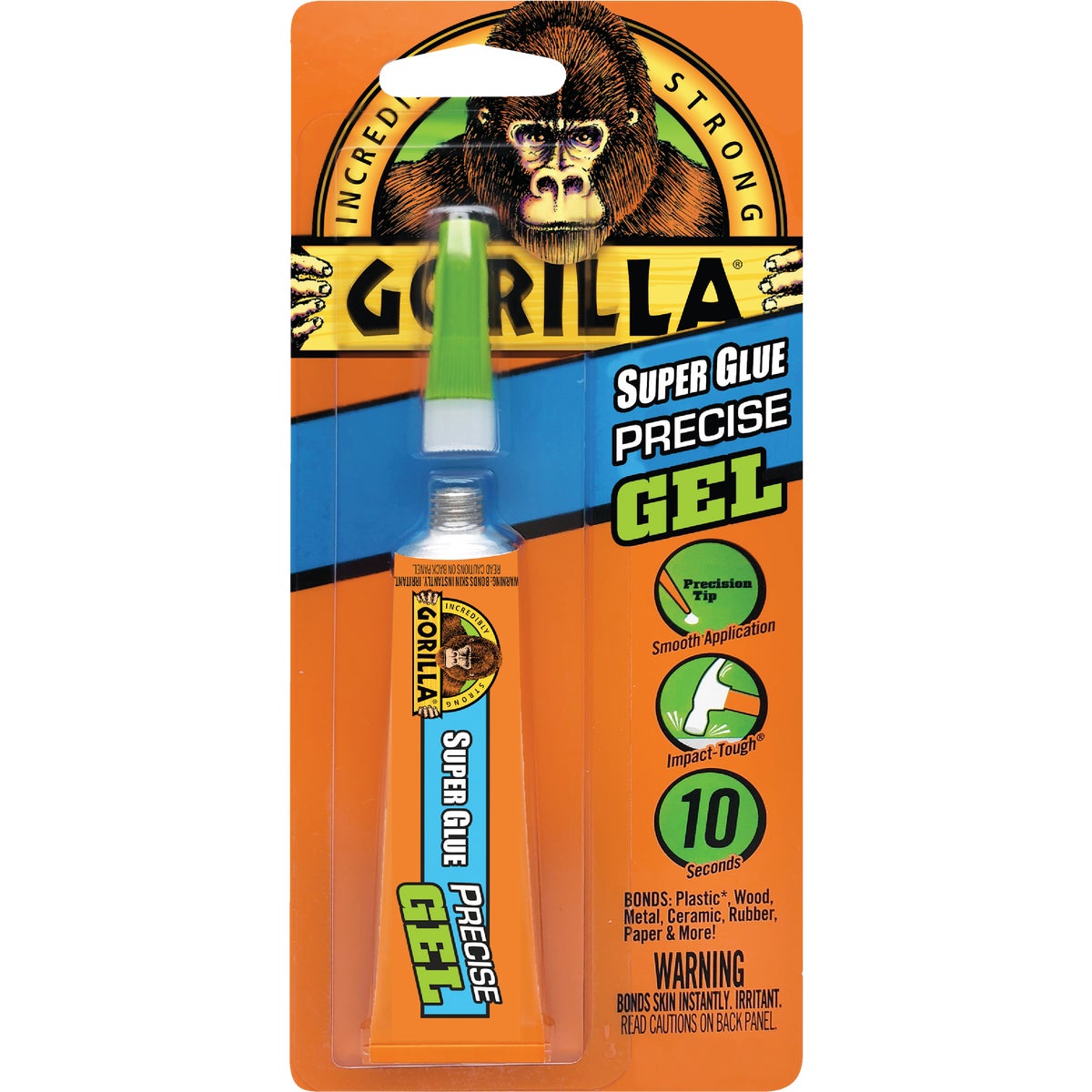 Gorilla 0.53 Oz. Super Glue No Drip Gel