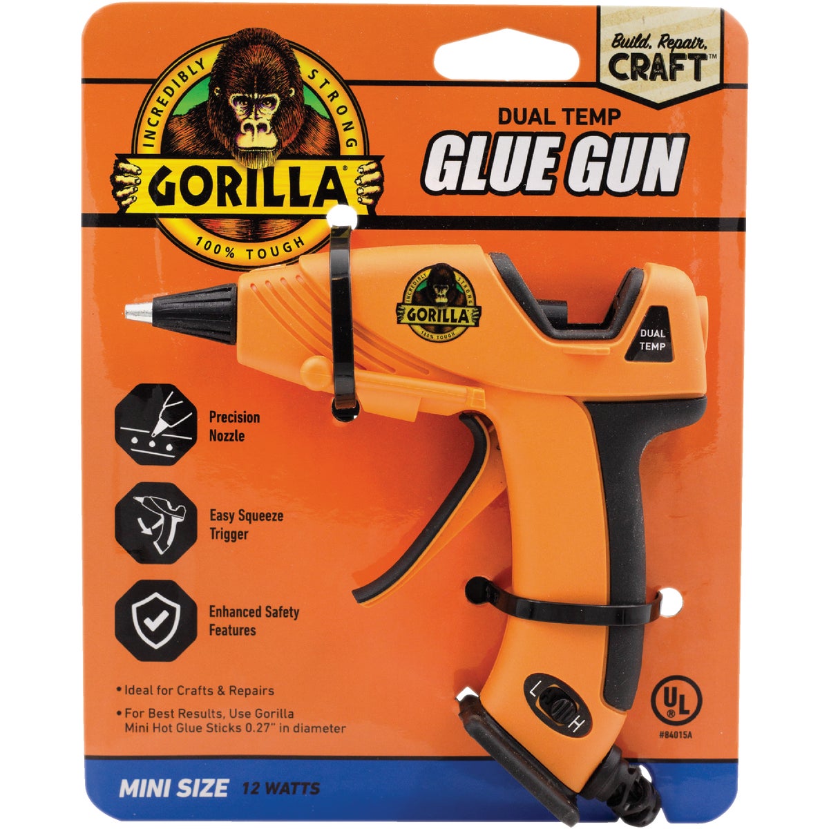 Gorilla Dual-Temperature Mini Glue Gun