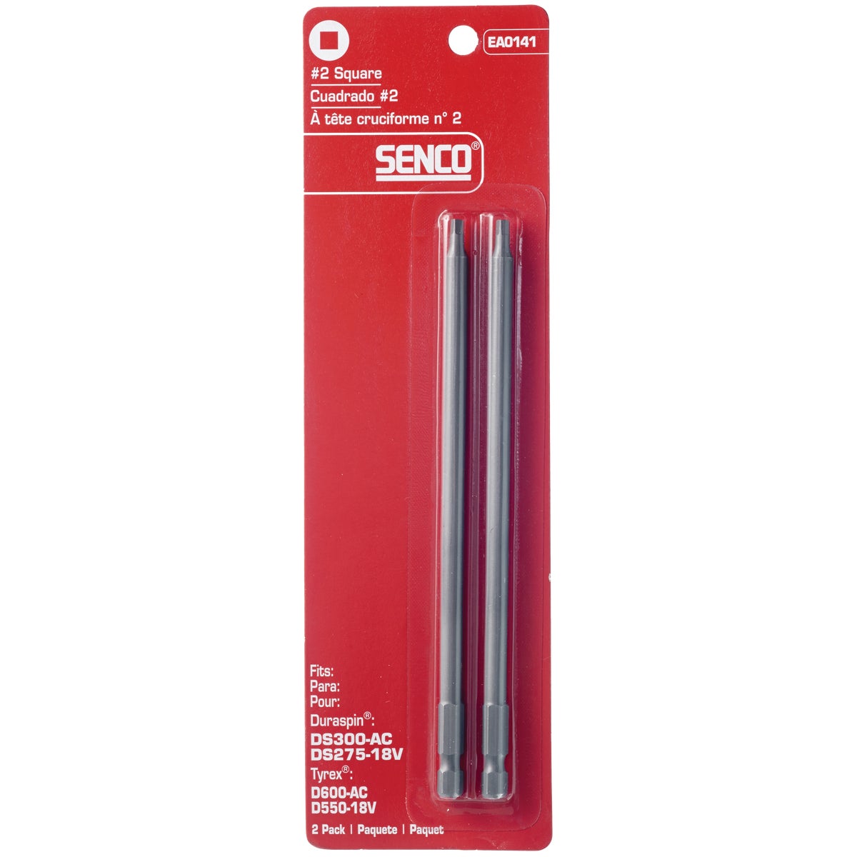 Senco DuraSpin DS300-AC,DS275-18V,D600-AC,D550-18V Replacement Power Screwdriver Bit (2-Pack)