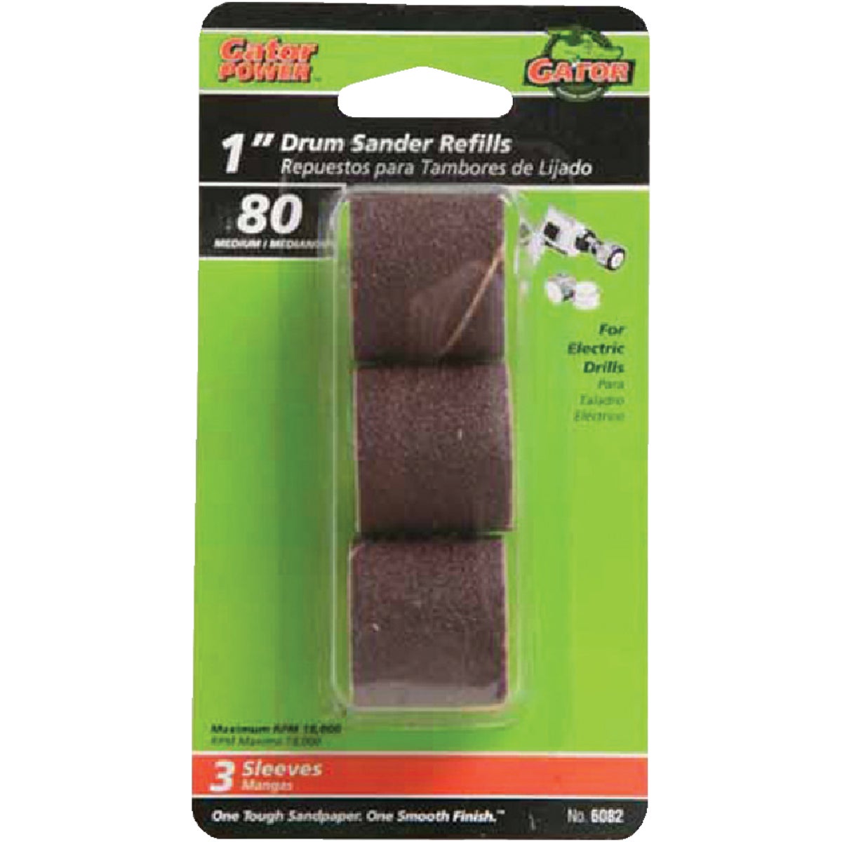 Gator 1 In. x 1 In. 80 Grit Drum Sander Refills (3-Pack)