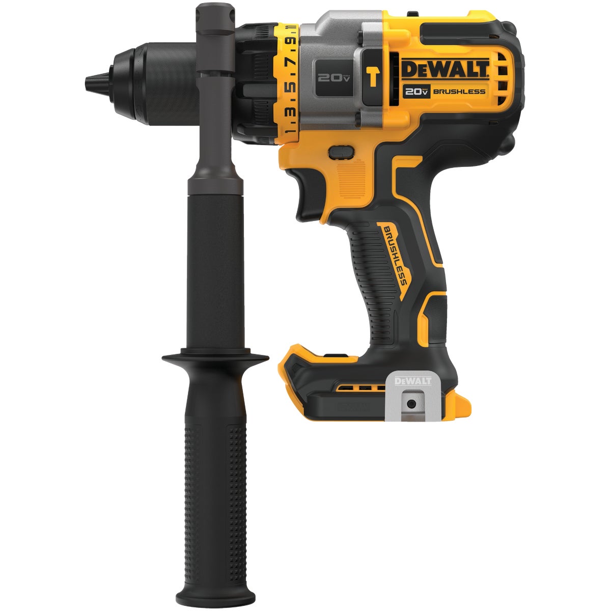 DEWALT 20-Volt MAX Lithium-Ion Brushless 1/2 In. Cordless Hammer Drill with Flexvolt Advantage (Tool Only)