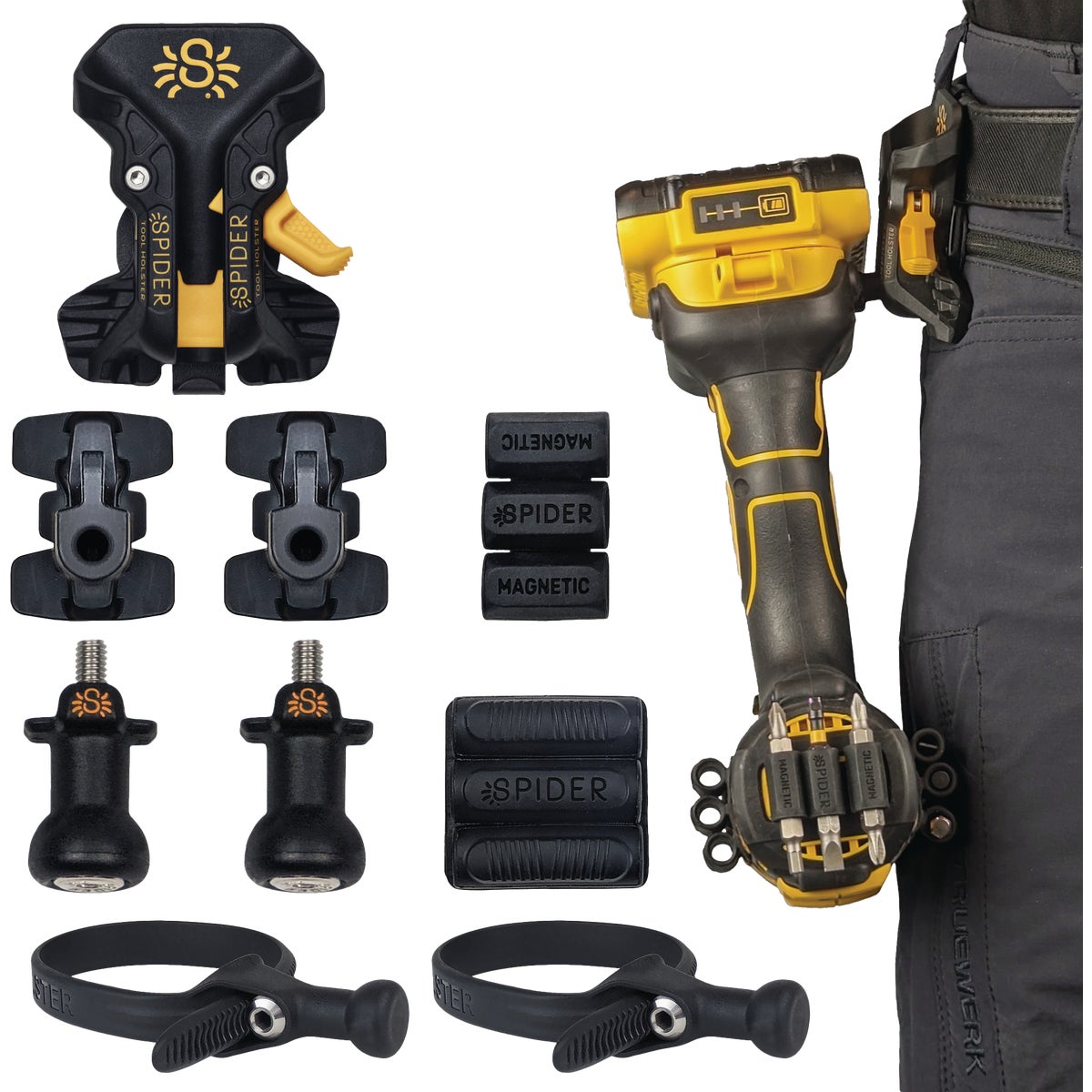 Spider Tool Holster Pro Holster Kit (9-Piece)