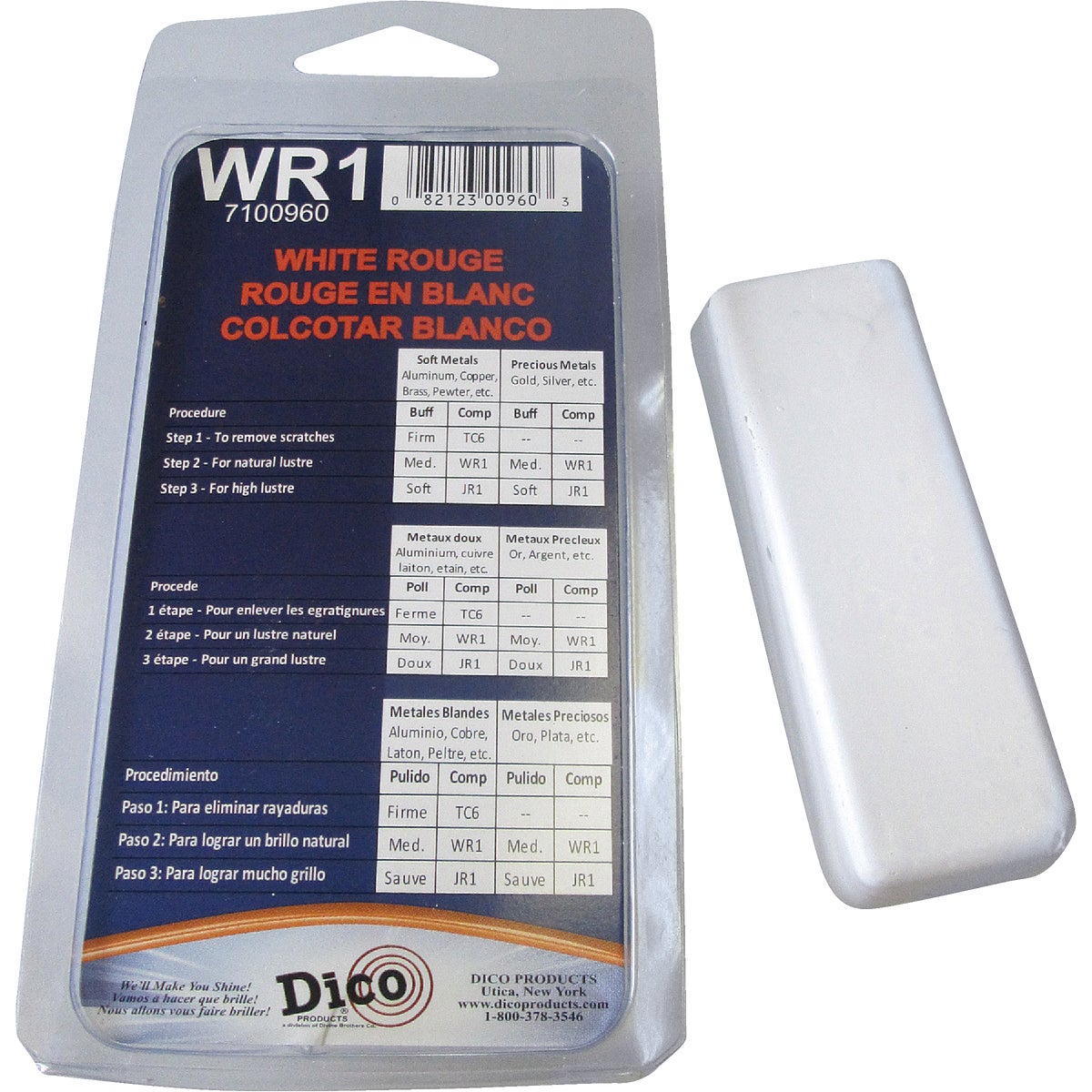 Dico White-Rouge 4 Oz.Buffing Compound