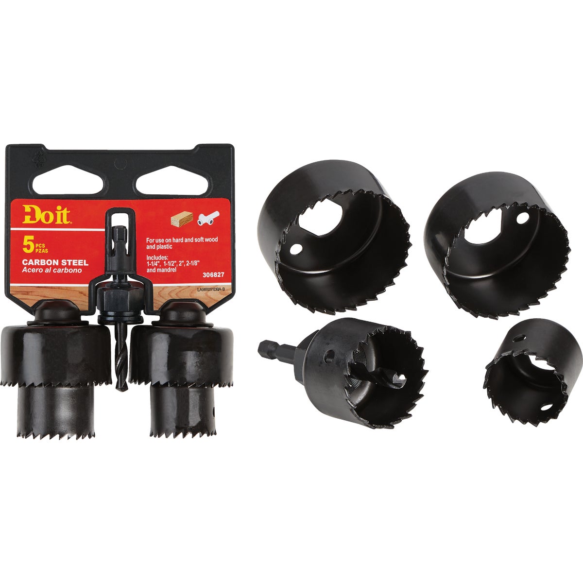 Do it Carbon Steel Hole Saw Set (5-Piece)