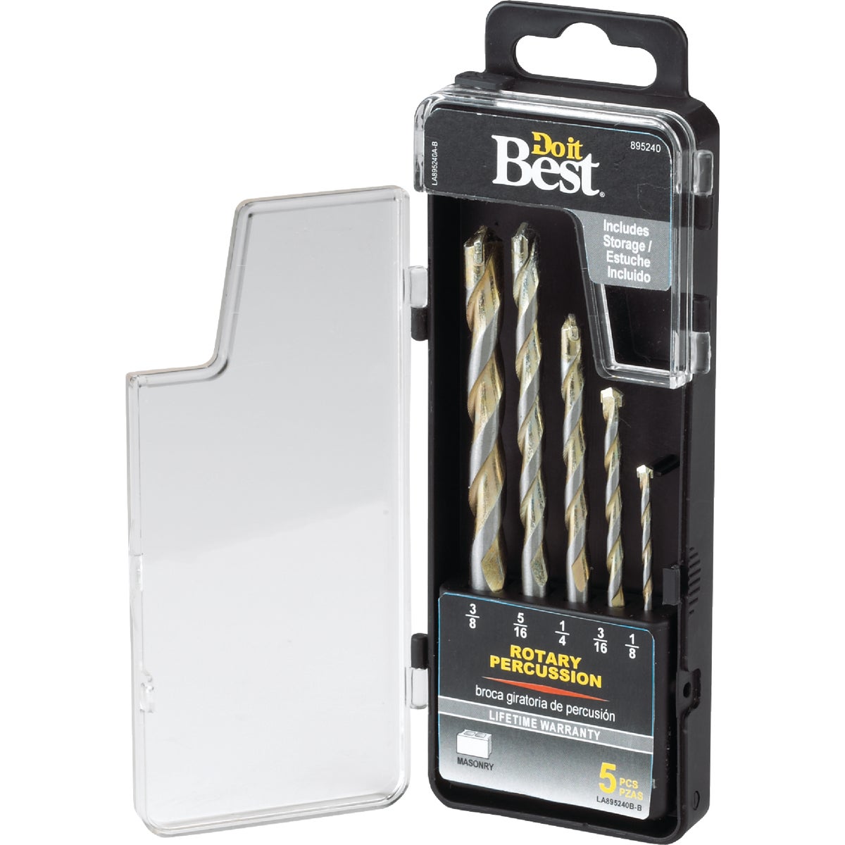 Do it Best Straight Rotary Hammer Drill Bit Set (5-Pieces)