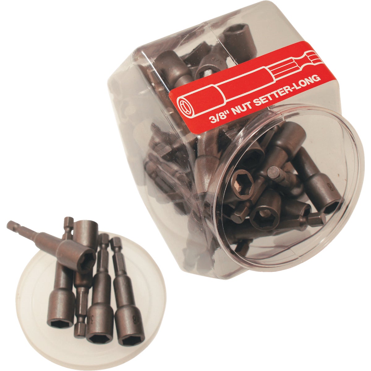 Best Way Tools 3/8 In. x 2-9/16 In. Magnetic Nutsetter Bit Display