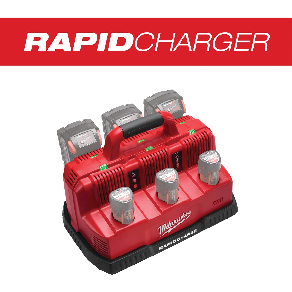 Milwaukee M18/M12 18 Volt and 12 Volt Lithium-Ion Rapid Charge Battery Charger Station
