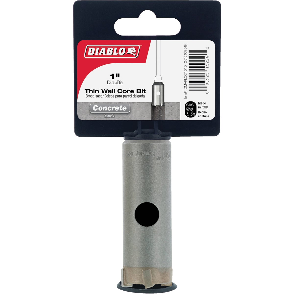 Diablo SDS-Plus 1 In. Thin Wall Core Rotary Hammer Drill Bit