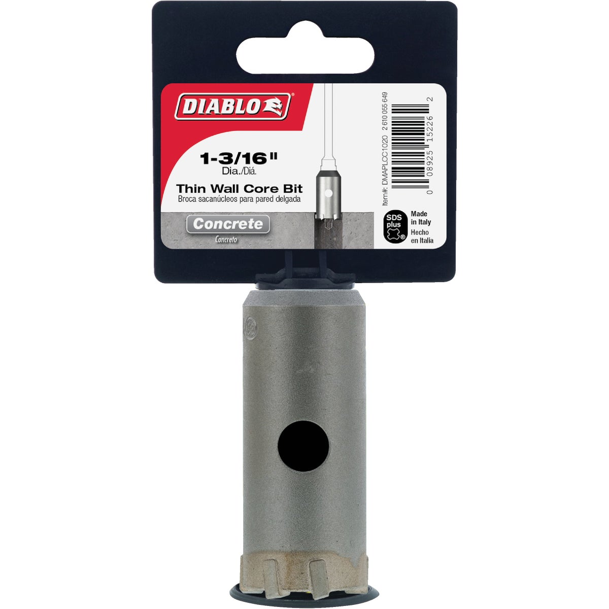 Diablo SDS-Plus 1-3/16 In. Thin Wall Core Rotary Hammer Drill Bit