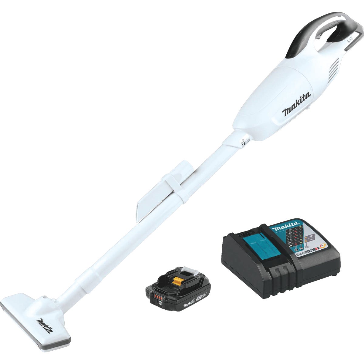 Makita 18 Volt LXT Cordless Bagless Stick Vacuum Cleaner Kit