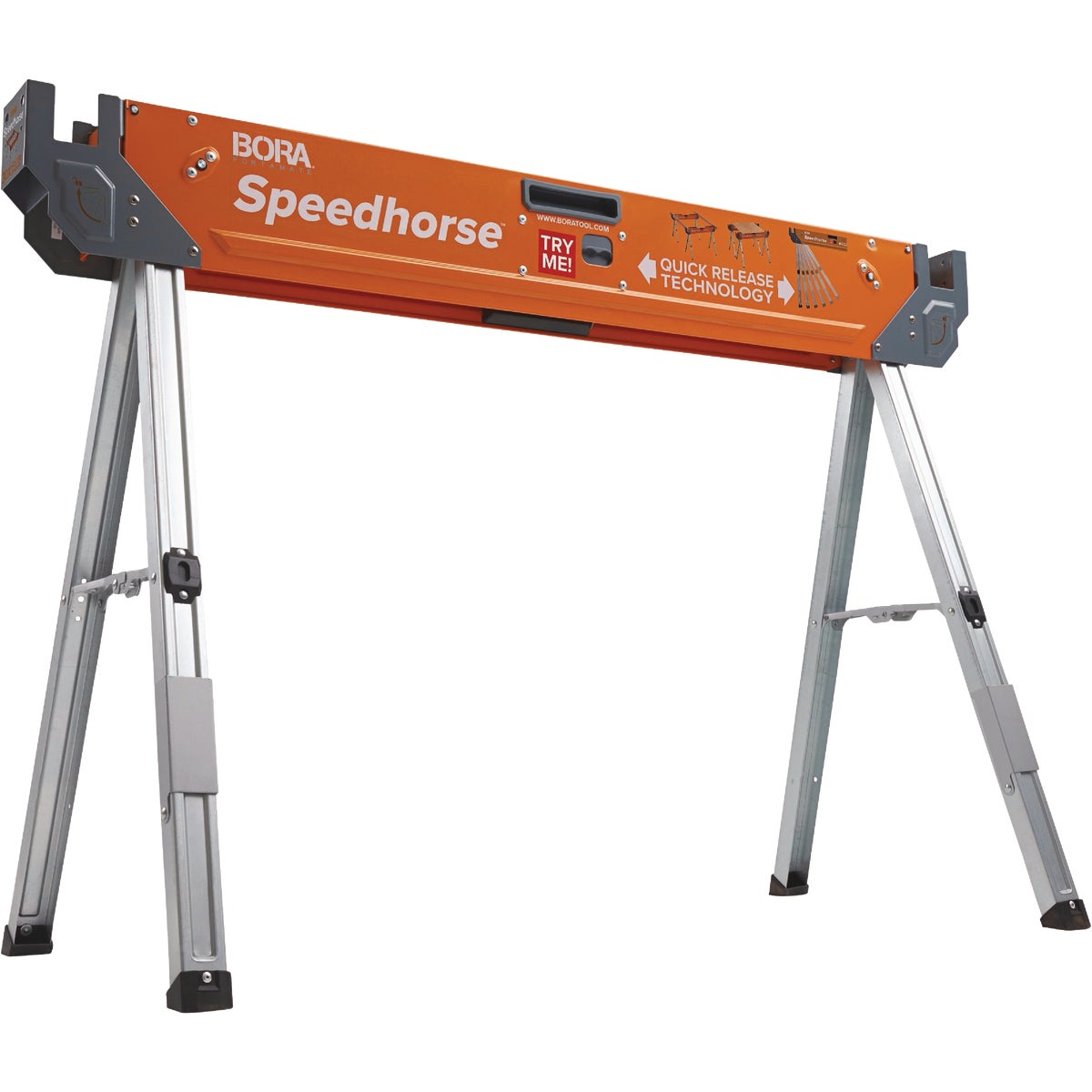 Bora Portamate Speedhorse Steel Sawhorse, 1500 Lb. Capacity