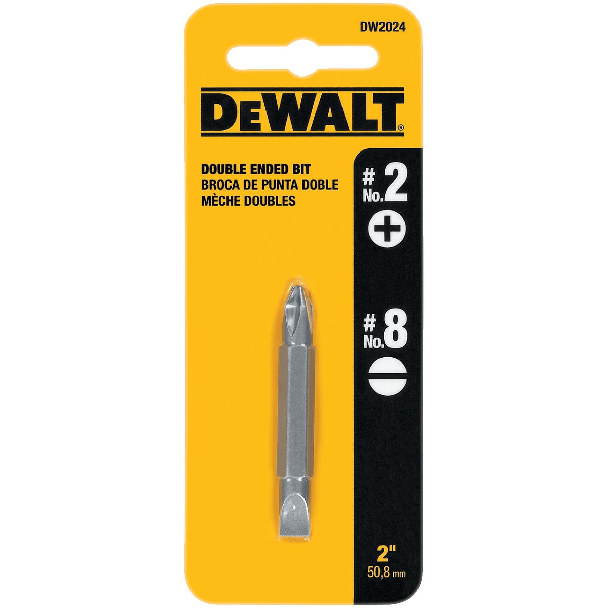 DEWALT Phillips #2 Slotted Double-End Screwdriver Bit