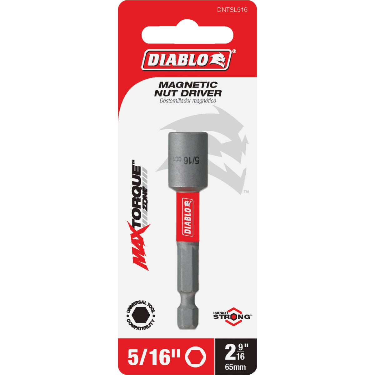 Diablo 5/16 In. x 2-9/16 In. Magnetic Impact Nutdriver