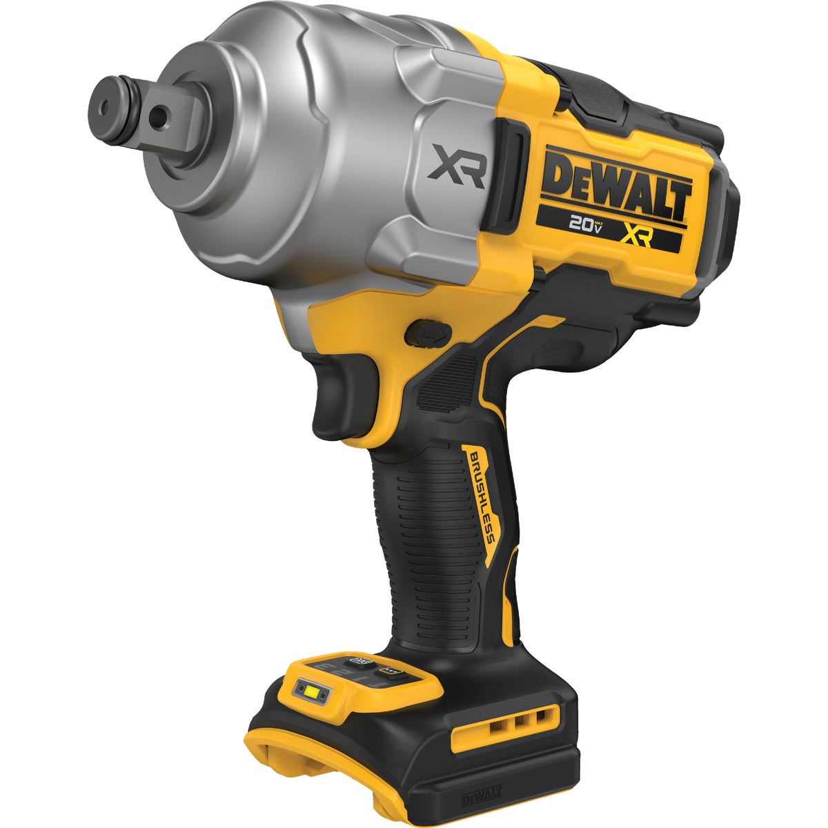 DEWALT 20V MAX XR Brushless 3/4 In. High Torque Cordless Impact Wrench with Hog Ring Anvil (Tool Only)
