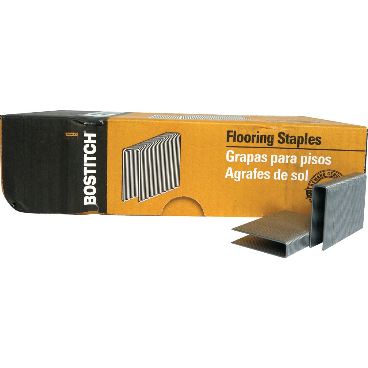 Bostitch 15-1/2-Gauge Galvanized Hardwood Collated Flooring Staple, 1/2 In. x 2 In. (1000 Ct.)