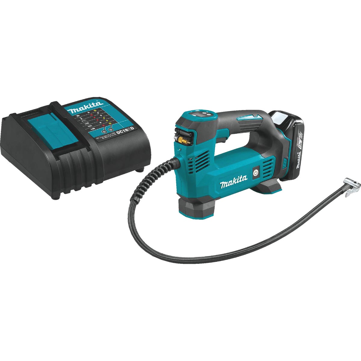 Makita 18-Volt LXT Lithium-Ion 120 psi Cordless Inflator Kit