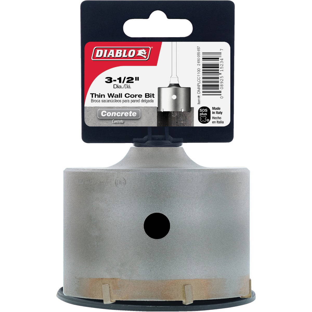 Diablo SDS-Plus 3-1/2 In. Thin Wall Core Rotary Hammer Drill Bit