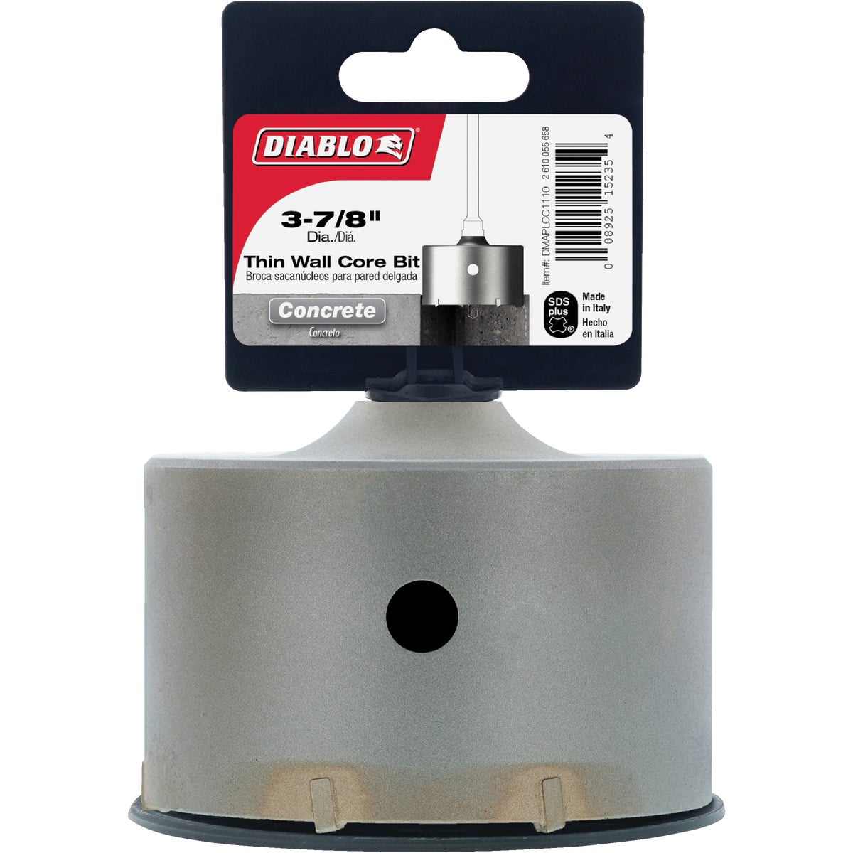 Diablo SDS-Plus 3-7/8 In. Thin Wall Core Rotary Hammer Drill Bit