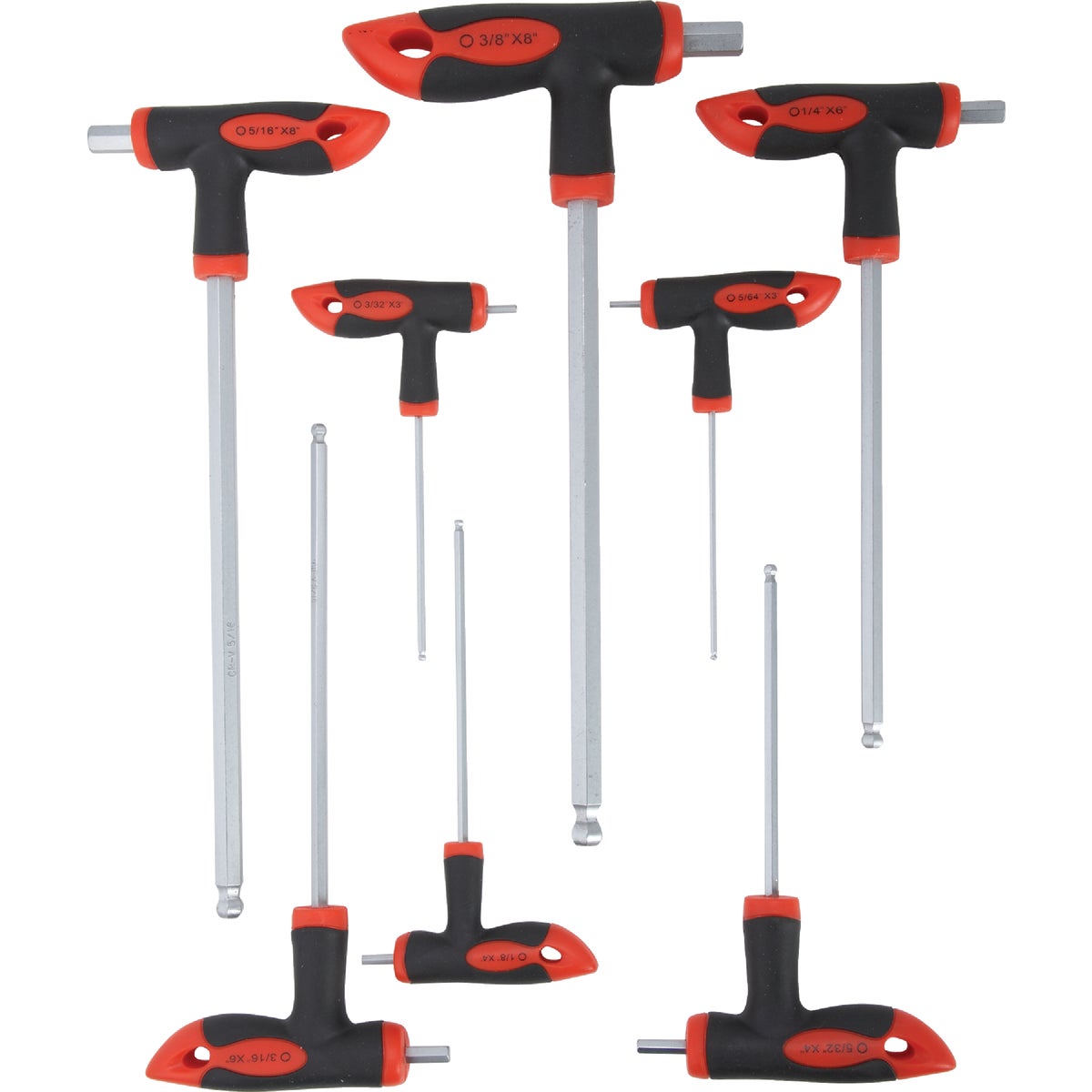 Do it Standard T-Handle Hex Key Set, 8-Piece