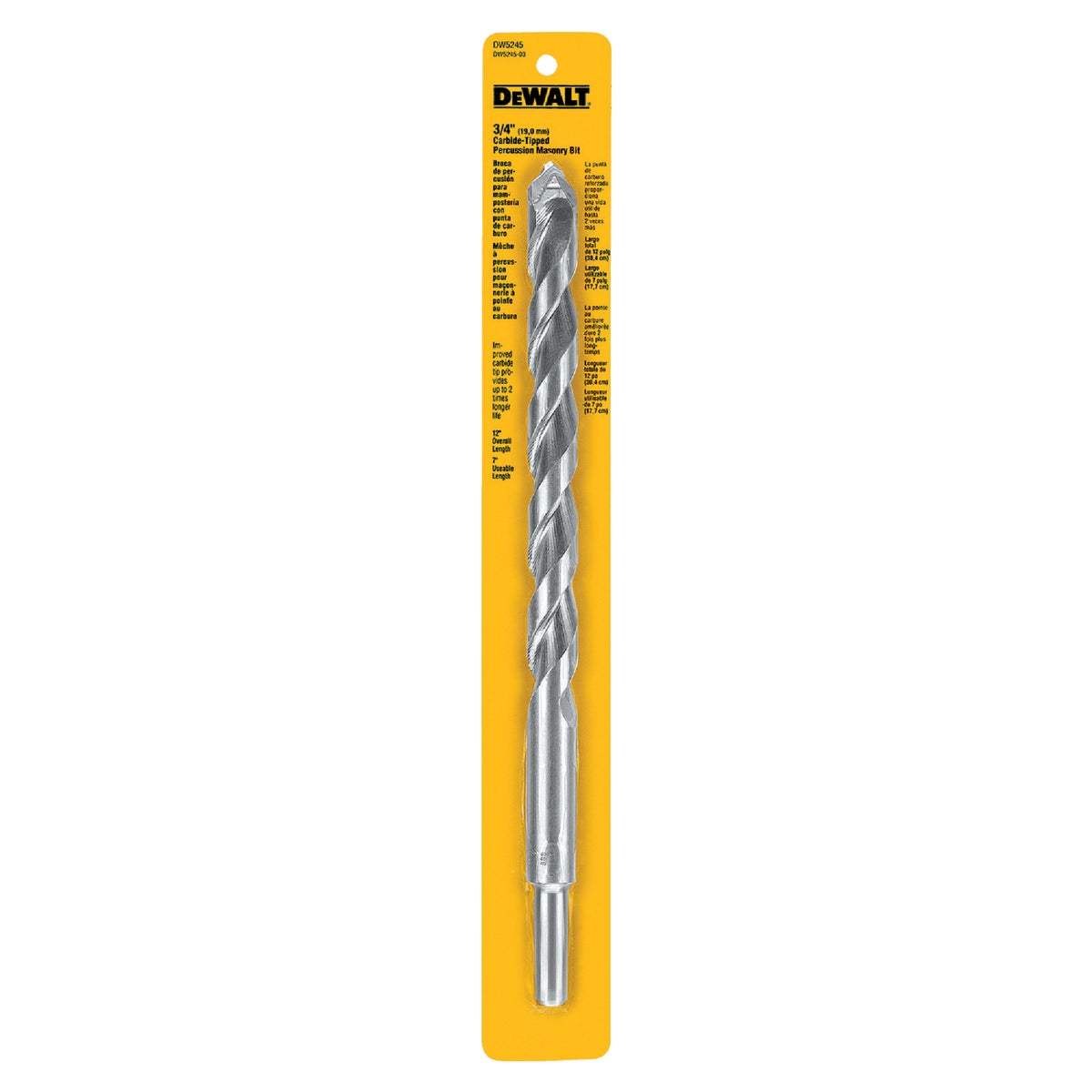 3/4X12 MASONRY DRILL BIT