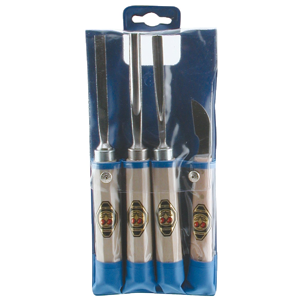 4PC WOOD CARVING SET