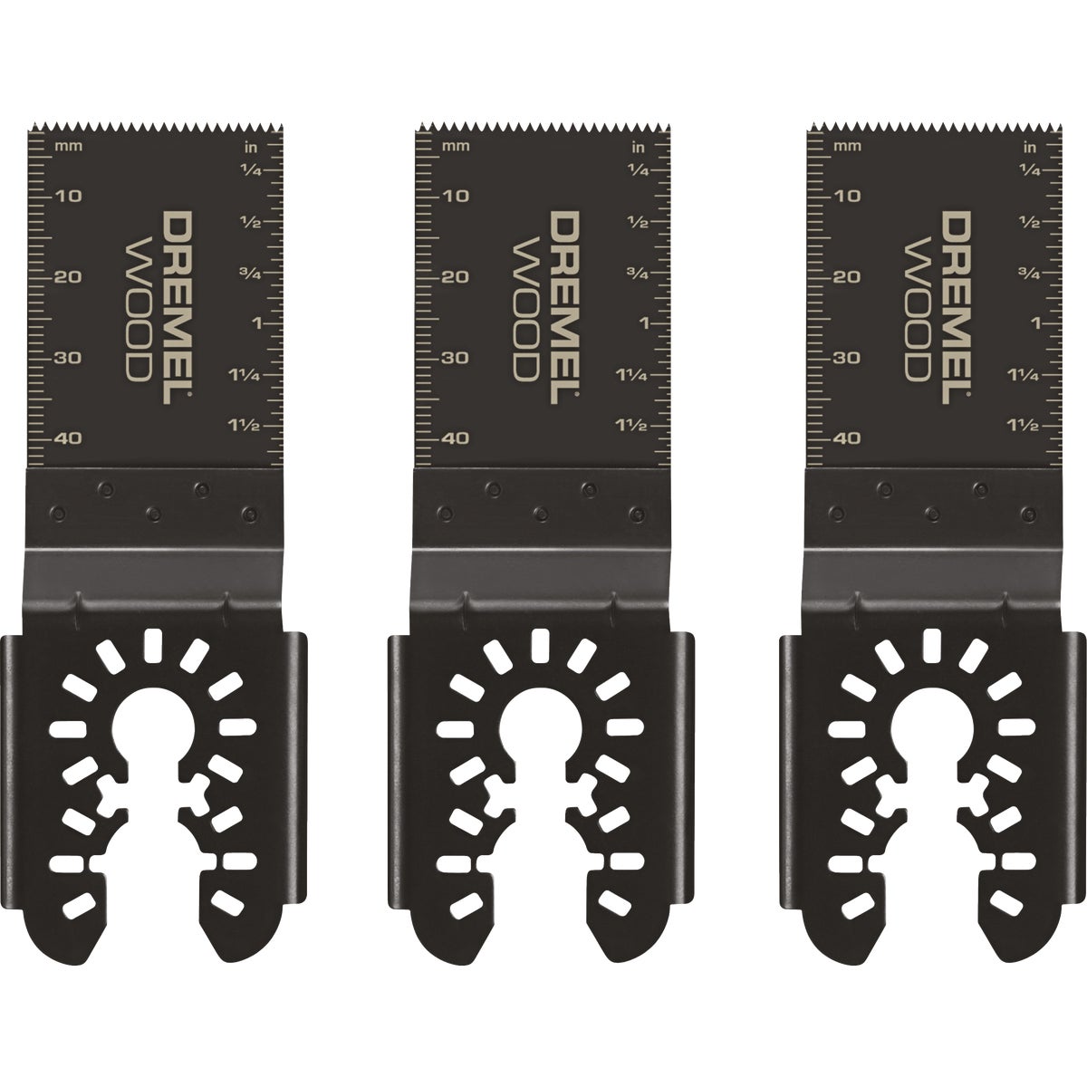 Dremel Universal 1-1/4 In. High Carbon Steel Flush Cut Oscillating Blade (3-Pack)