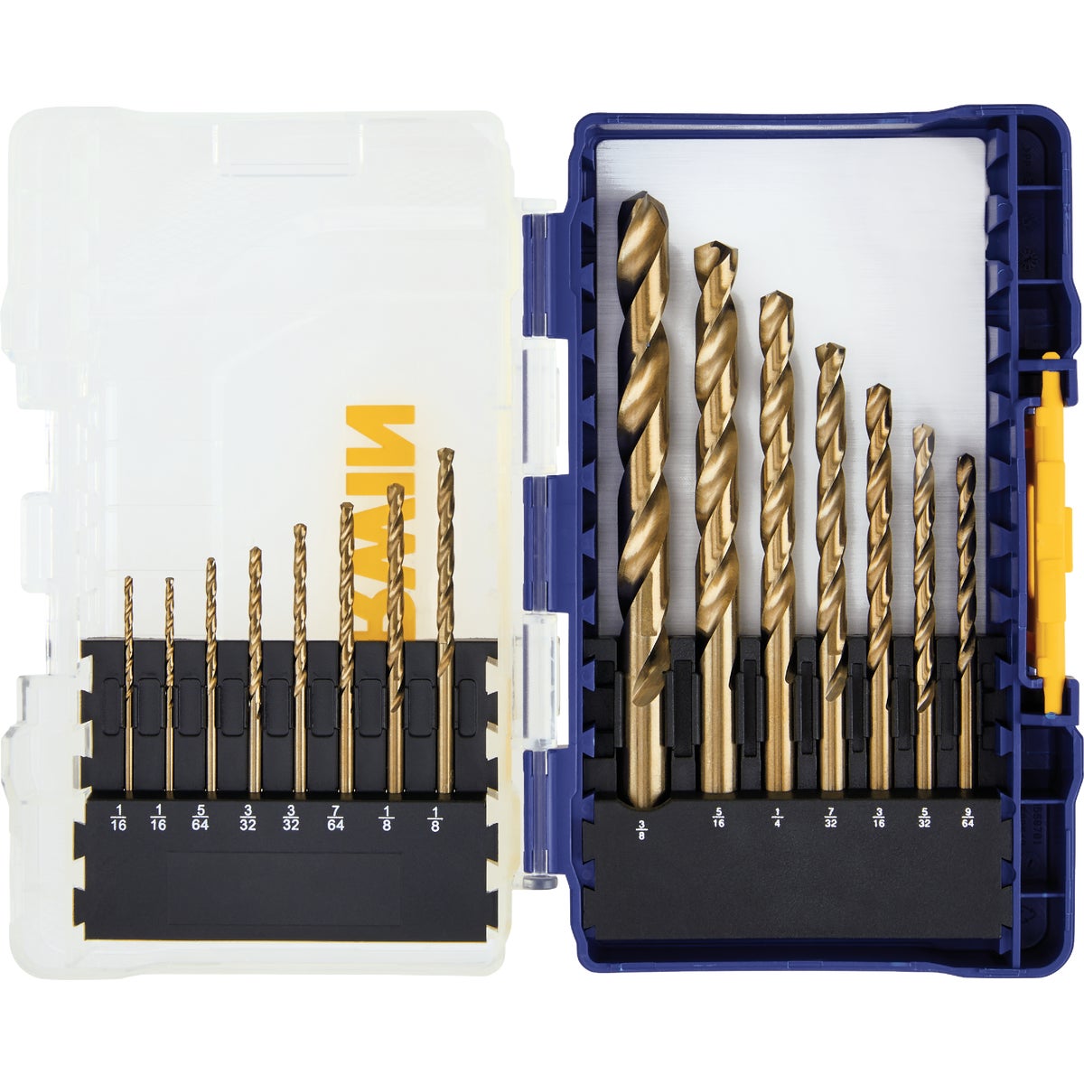 Irwin 15-Piece Cobalt Drill Bit Set, 1/16 In. thru 3/8 In.