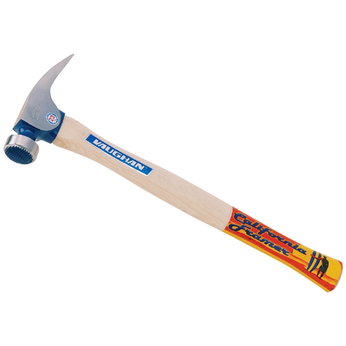 Vaughan California 23 Oz. Milled-Face Framing Hammer with Hickory Handle