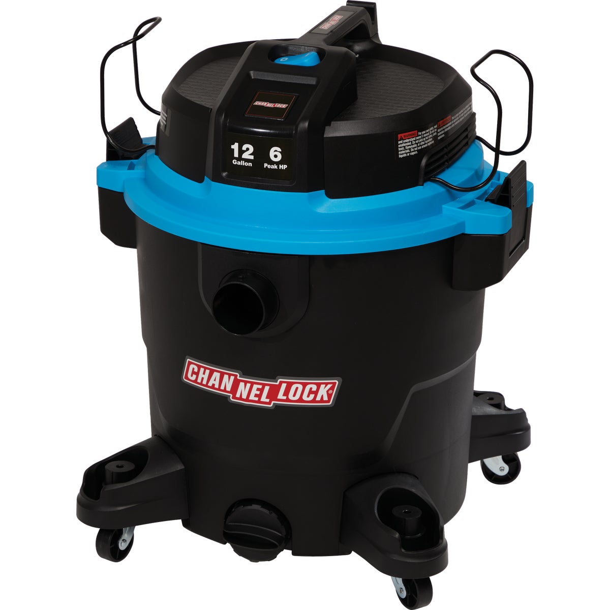 Channellock Pro 12 Gal. 6.0-Peak HP Wet/Dry Vacuum