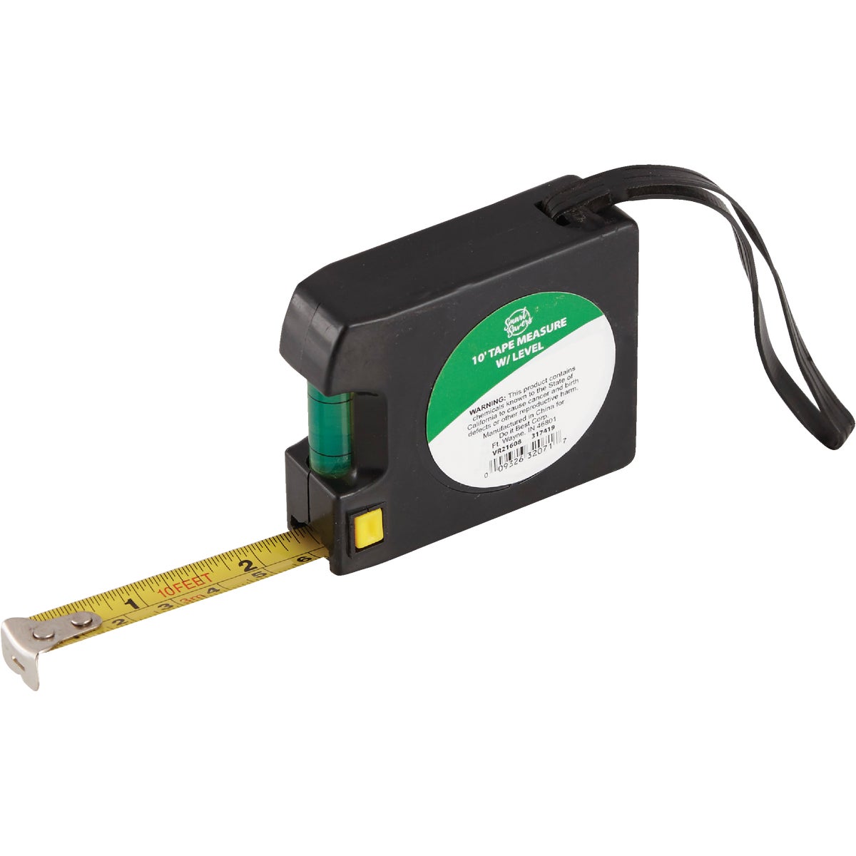 Smart Savers 10 Ft. Tape Measure with Level