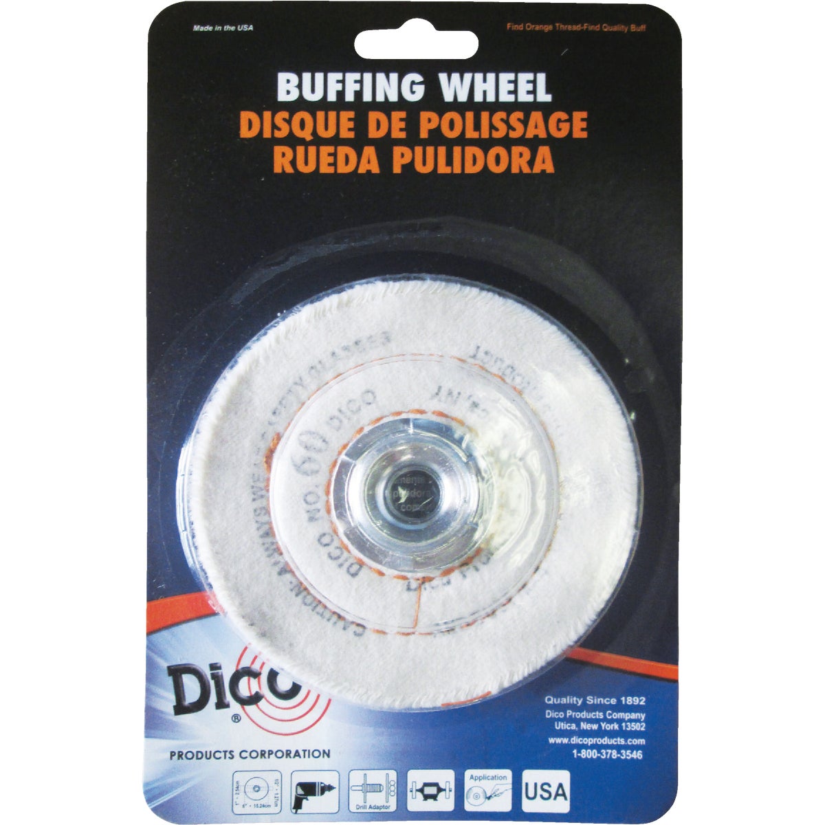 Dico 4 In. x 1/2 In. Canton Wheel