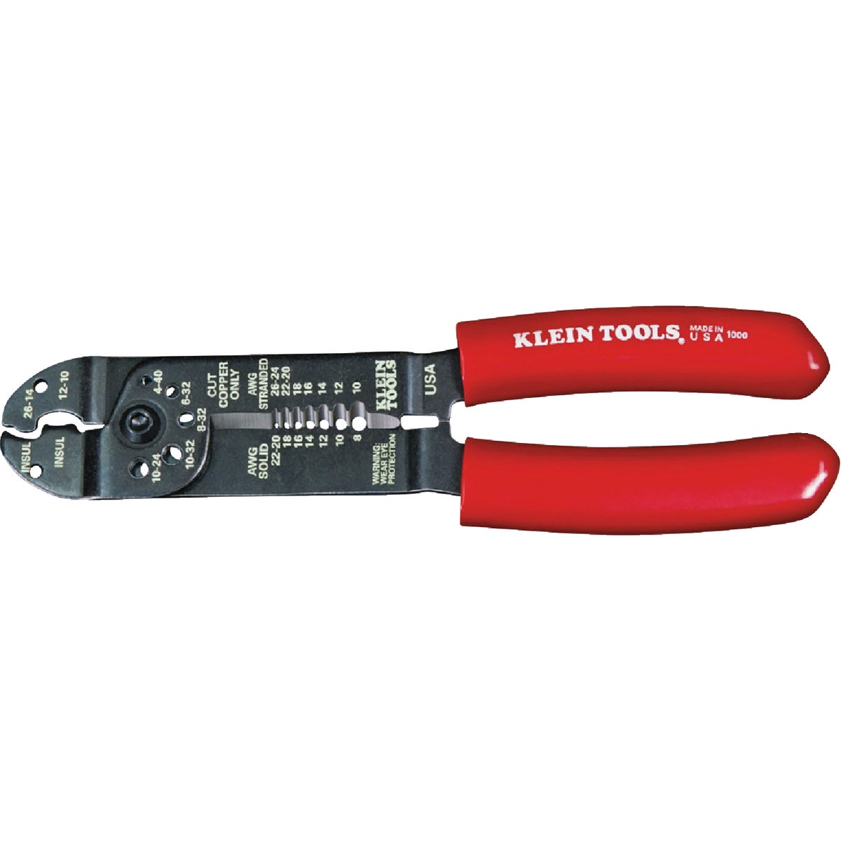 Klein 7-3/4 In. 6-In-1 Multipurpose Crimper & Stripper