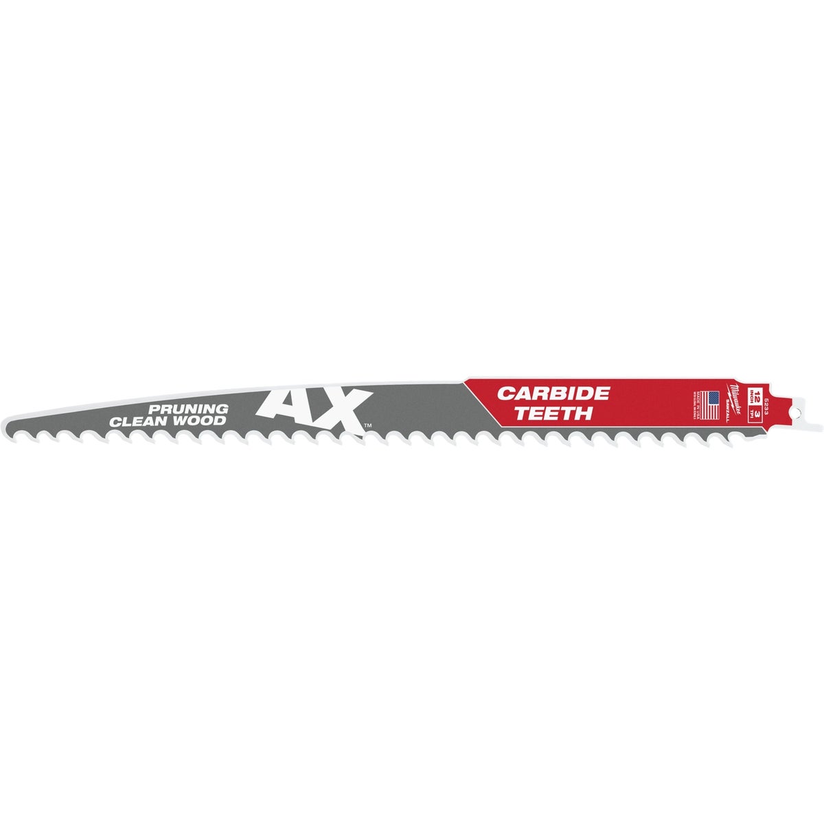 Milwaukee SAWZALL The AX 12 In. 3 TPI Pruning Reciprocating Saw Blade (3-Pack)