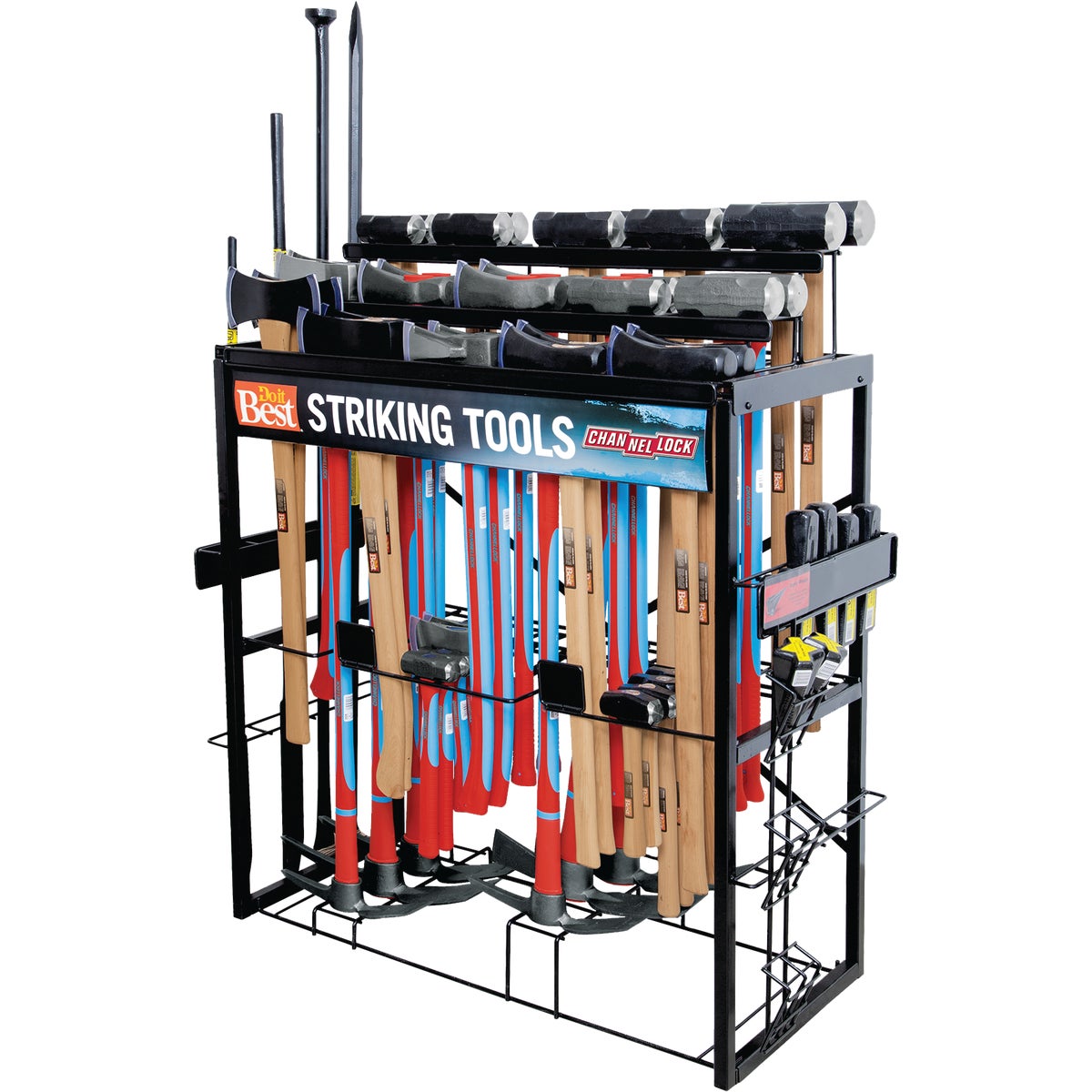 Striking Tool 48 In. W. Steel Display Rack