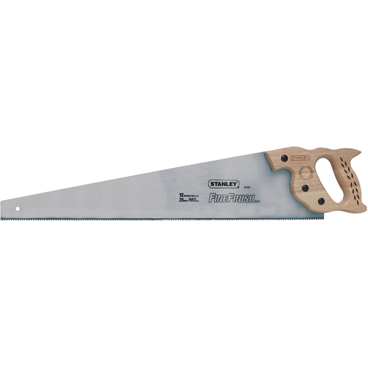 Stanley 26 In. L. Blade 12 PPI Hardwood Handle Hand Saw