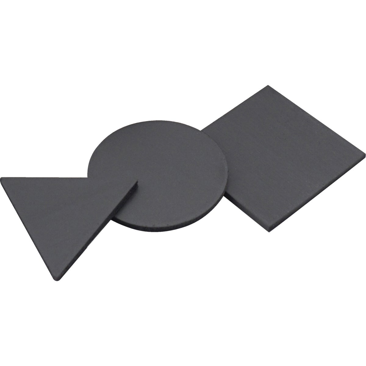 Master Magnetics Black Assorted Magnetic Shapes (30-Pack)