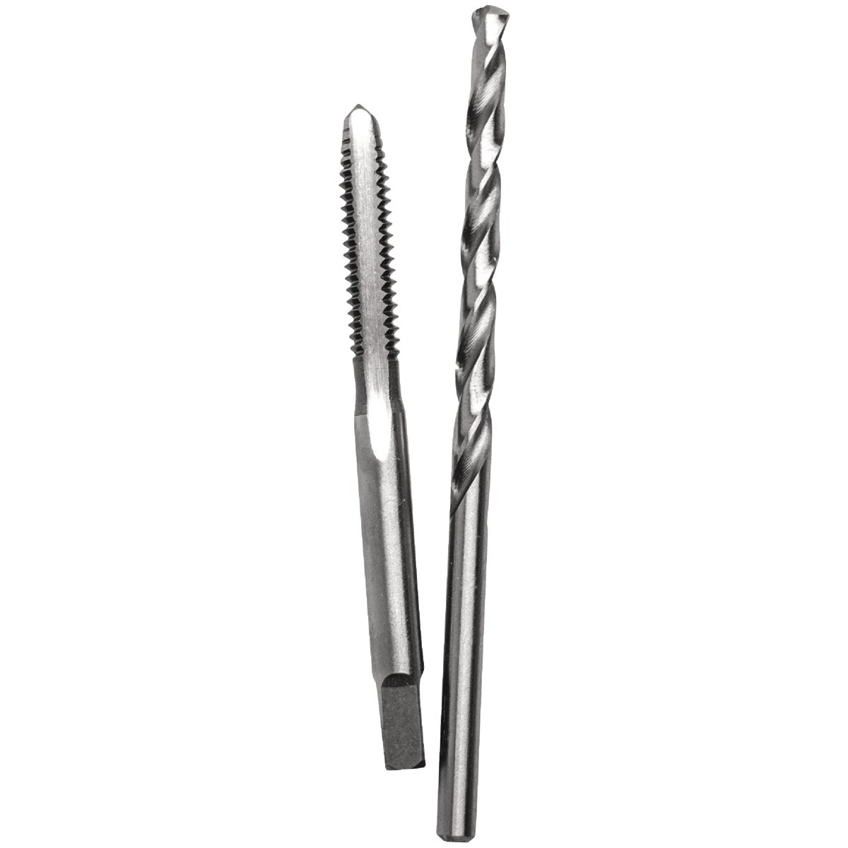 Century Drill & Tool 3/8-24 National Coarse Plug Carbon Steel Tap & 21/64 In. Brite Drill Bit Combo Pack