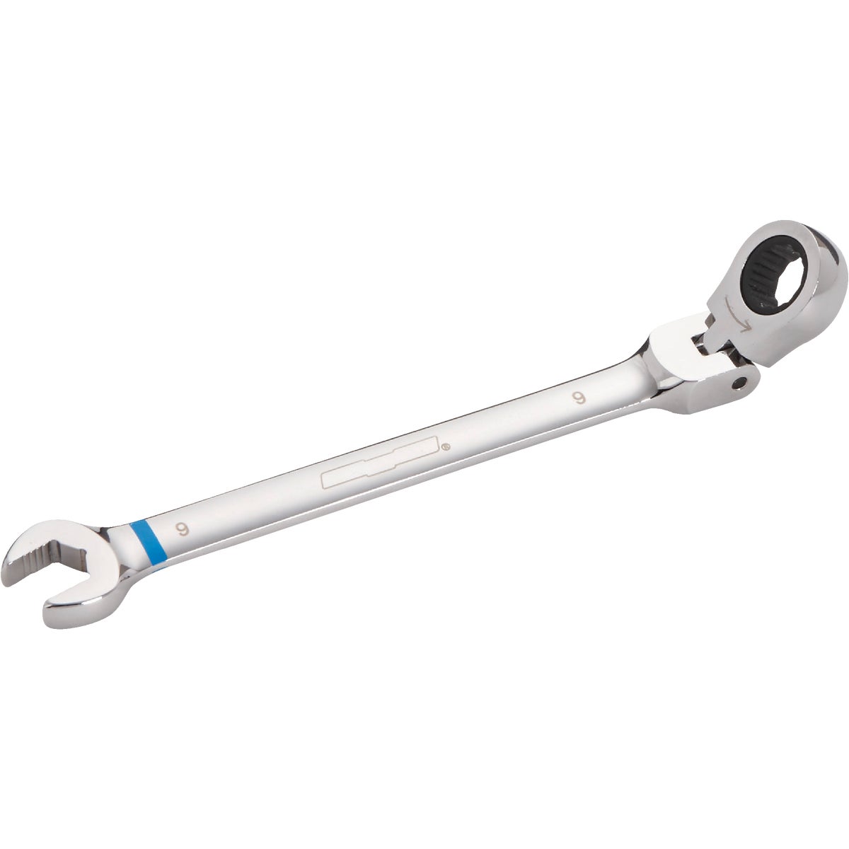 Channellock Metric 9 mm 12-Point Ratcheting Flex-Head Wrench
