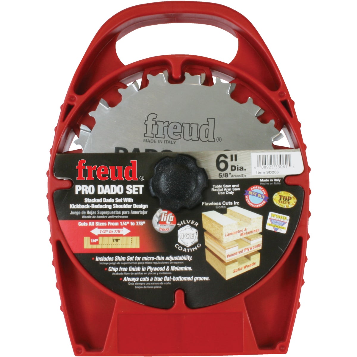 Freud 6 In. Pro Dado Circular Saw Blade Set