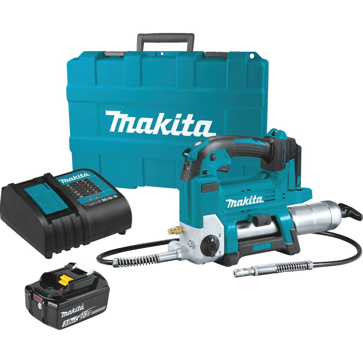 Makita 18-Volt LXT Lithium-Ion Cordless Grease Gun Kit