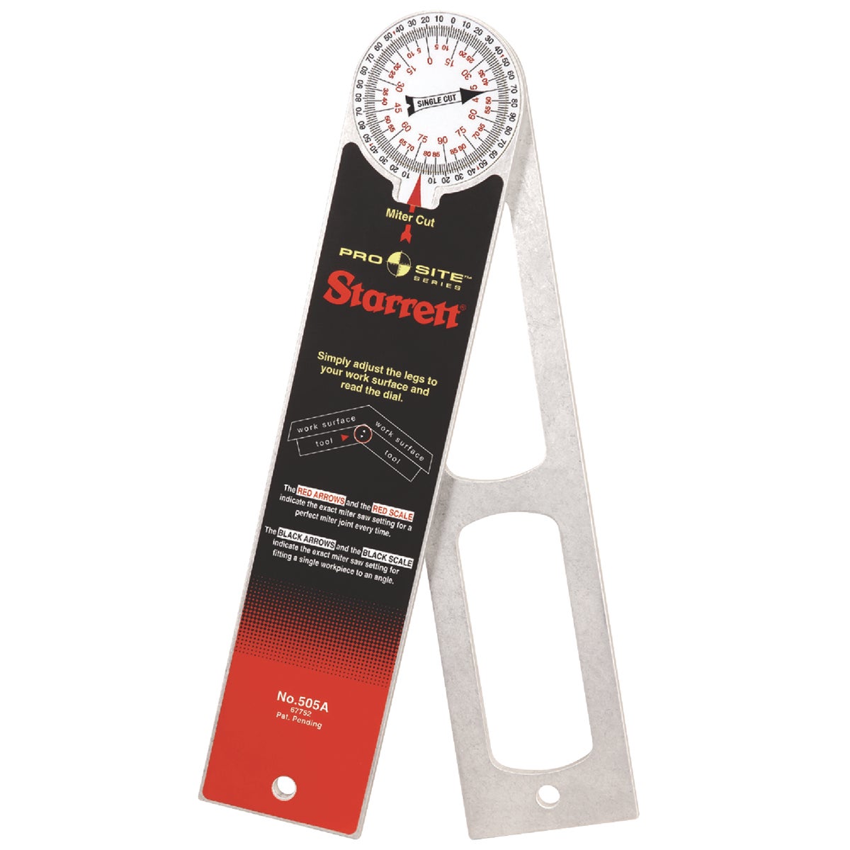 Starrett ProSite Aluminum Miter Protractor