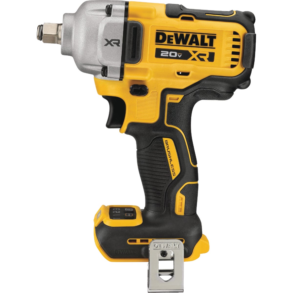 DEWALT 20V MAX XR Lithium-Ion 1/2 In. Mid-Range Cordless Impact Wrench with Hog Ring Anvil (Tool Only)