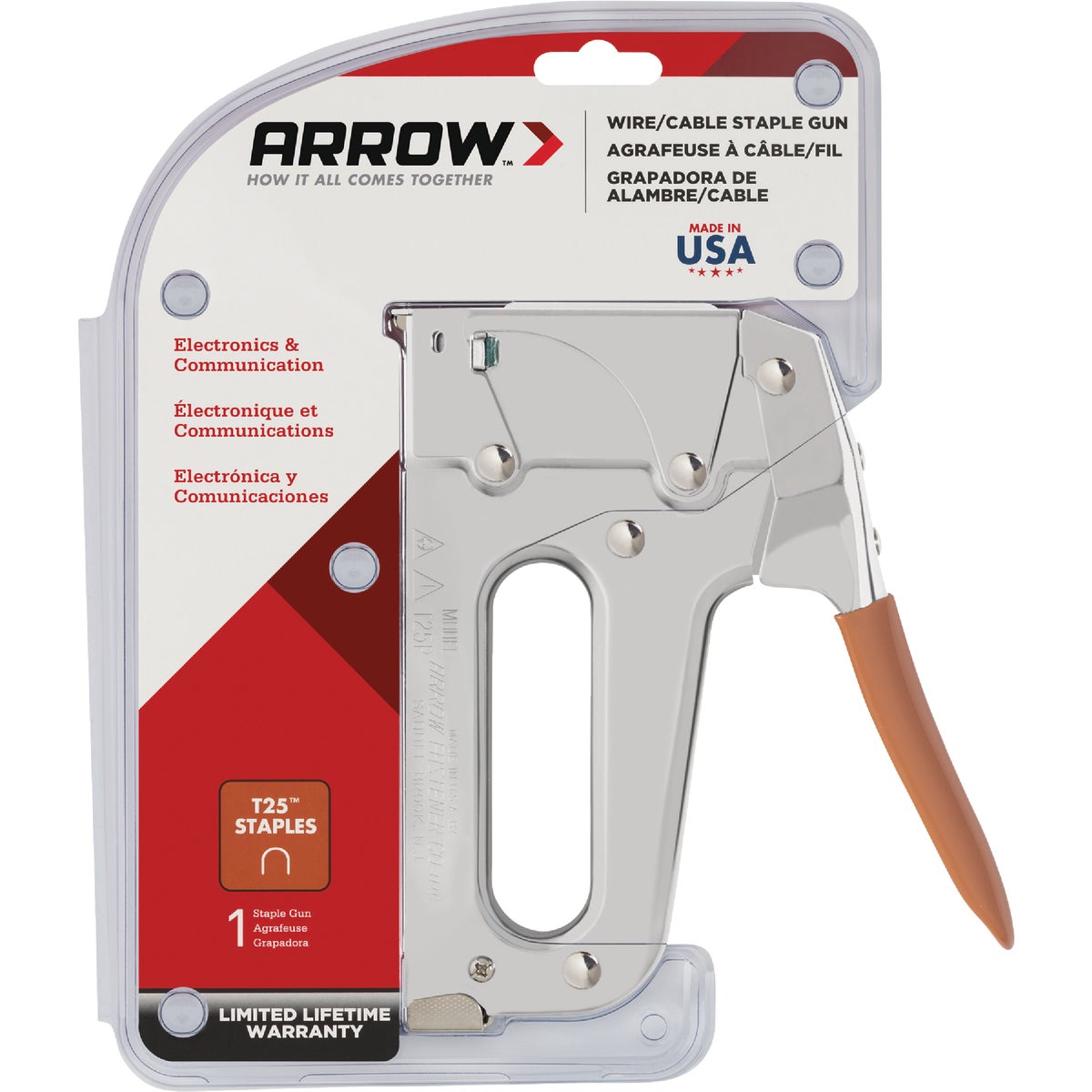 Arrow T25 Heavy-Duty Wire and Cable Staple Gun