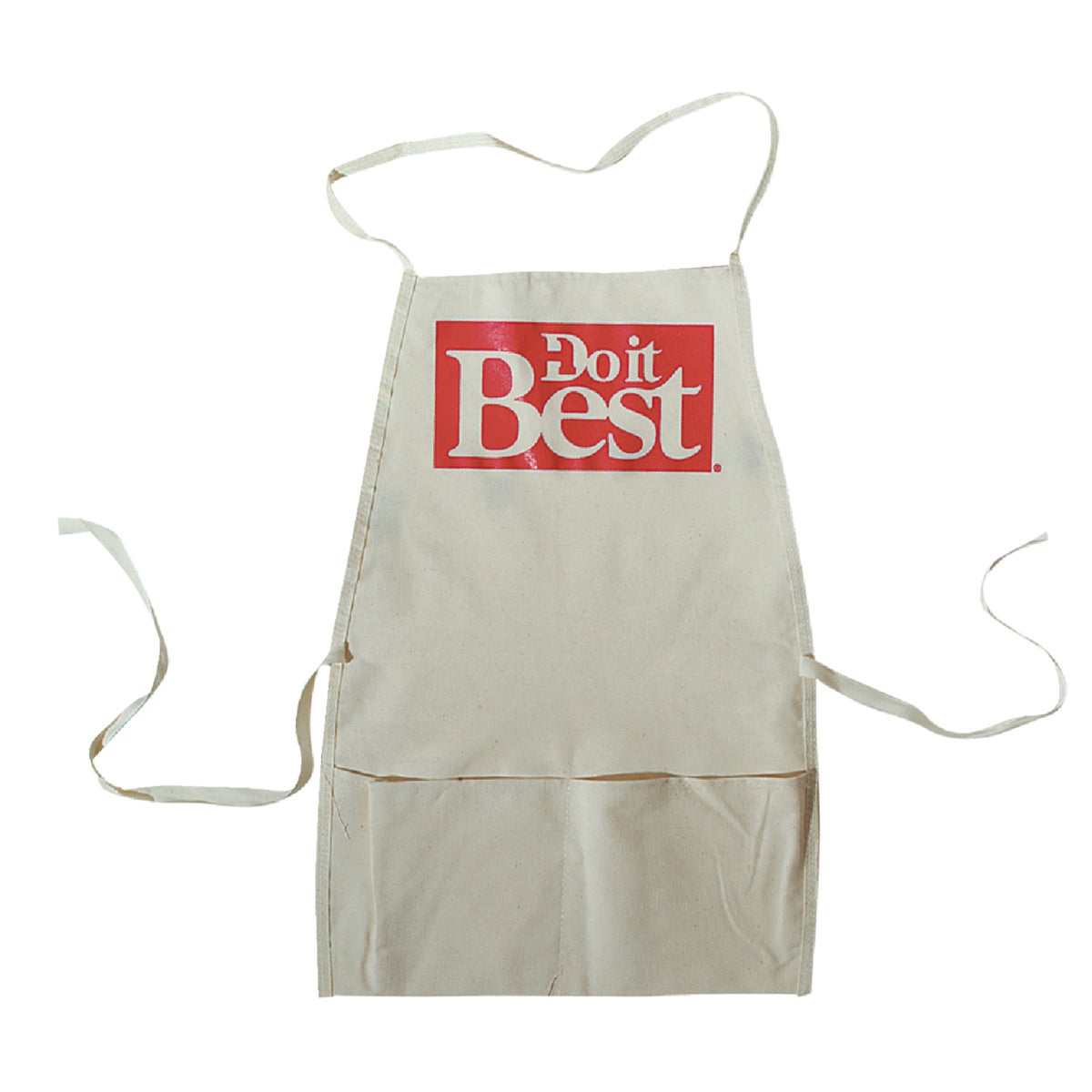 WHITE BIB APRON