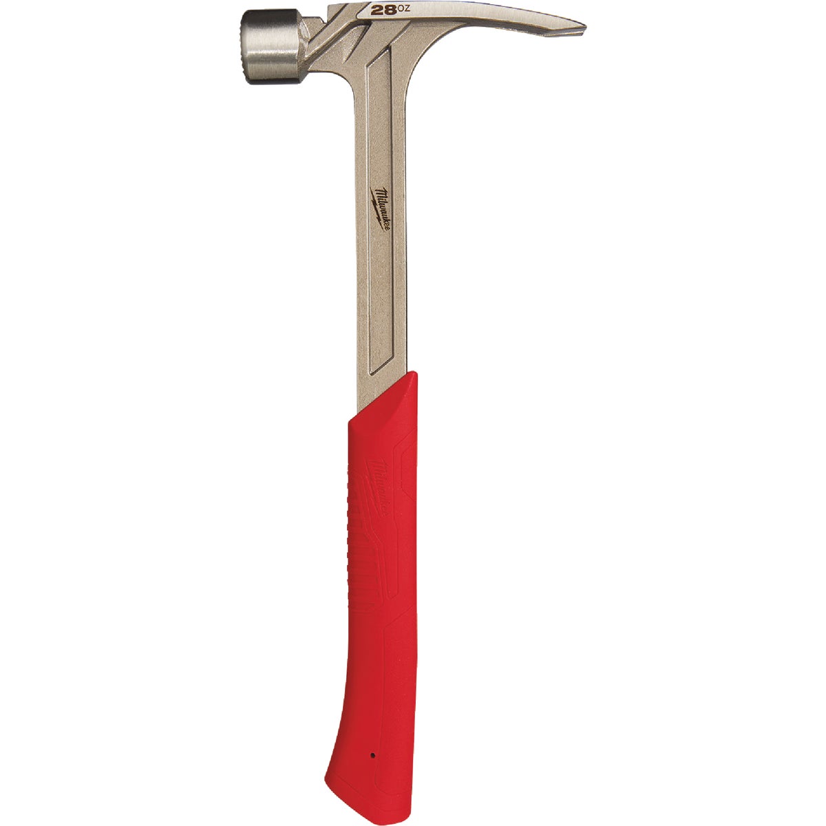 Milwaukee 28 Oz. Milled-Face Framing Hammer with Steel I-Beam Handle