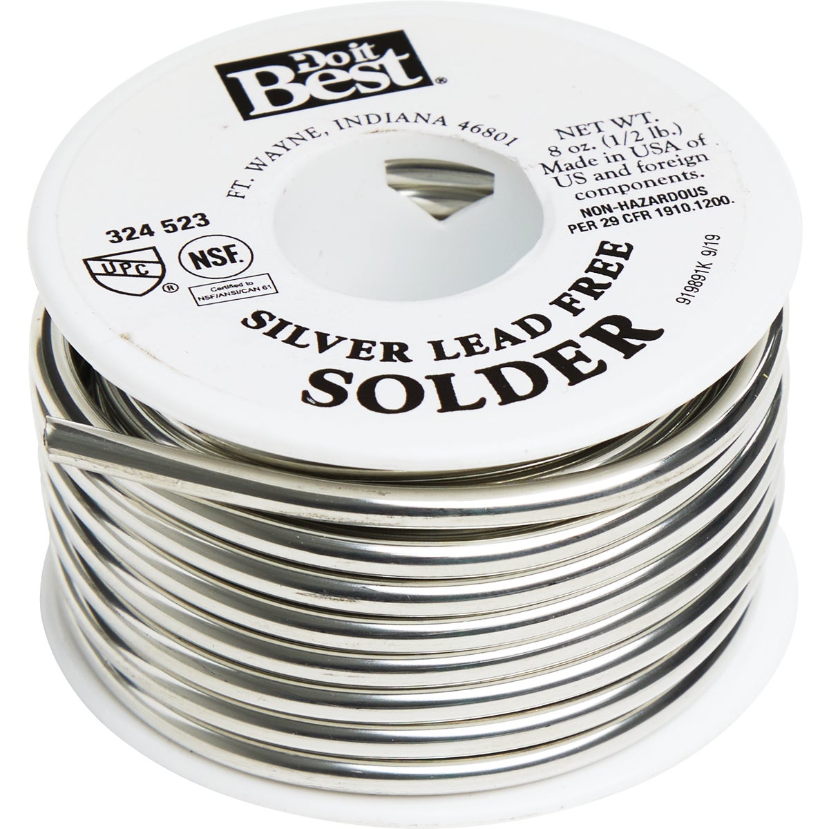 Do it Best 1/2 lb Solid 96% Tin, 4% Silver Solder